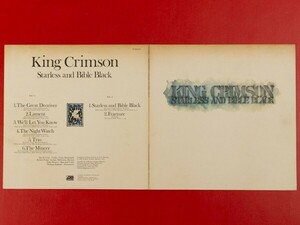 ◇キング・クリムゾン King Crimson/暗黒の世界 Starless And Bible Black/国内盤LP、P-8442A #P28YK3
