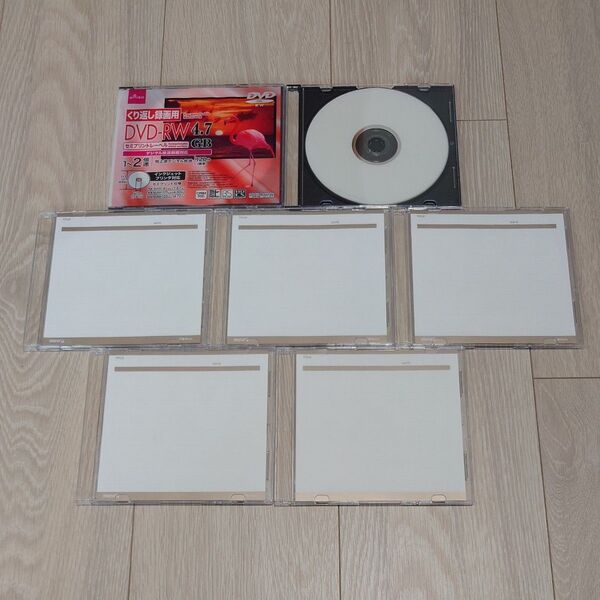 maxell DVD-R 録画用(1回録画用)215分 5枚 ダイソー購入2枚