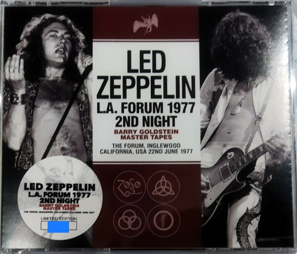【送料ゼロ】Led Zeppelin '77 3disc Live L.A. Forum USA レッド・ツェッペリン