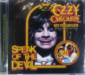 【送料ゼロ】Ozzy Osbourne ’82 Soundboard リマスター Speak Of The Evil ボーナス付 Live NYC USA オジー・オズボーン Black Sabbath