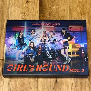 Lapillus◎韓国2ndミニアルバム「GIRL's ROUND Part. 2」非売品CD◎直筆サイン