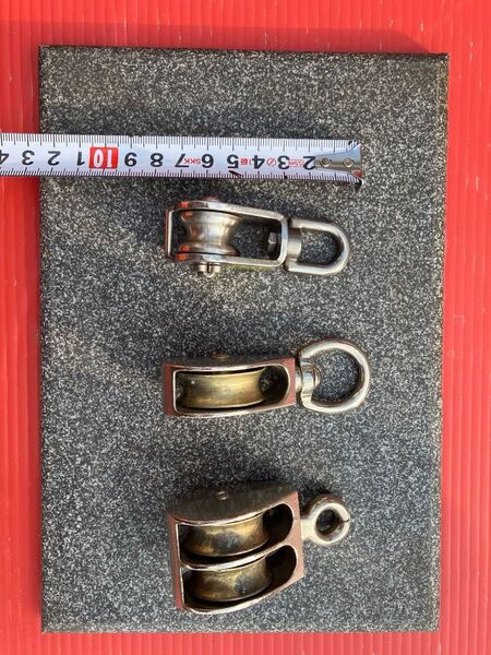 【新品】滑車 二連滑車 3個セット