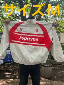 Supreme x Ducati Track Jacket "Light Grey"