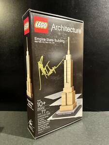 【未開封】21002 レゴ (LEGO) アーキテクチャー　エンパイヤステートビルディング 　アダム・リード・タッカー氏サイン付