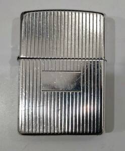 1円～ 中古 ZIPPO ジッポー STERLING スターリング シルバー オイルライター 1999年 エンジンターン ストライプ USA ヴィンテージ