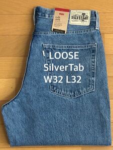 Levi's SilverTab LOOSE FIT STONEWASHミディアムインディゴW32 L32