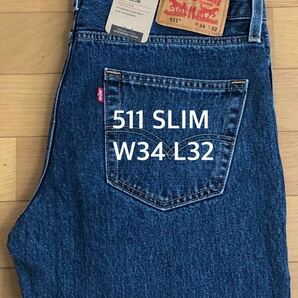 Levi's 511 SLIM FIT DARK INDIGO W34 L32