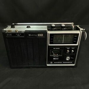 DEc084Y06 NATIONAL Panasonic ワイルドボーイ GXO ラジオ FM MW SW RF-848 アンティーク オーディオ機器