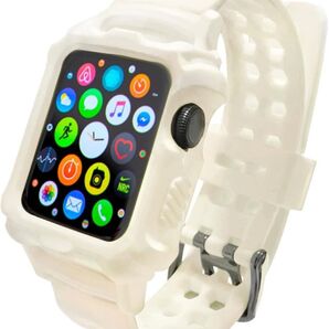 高級 アップルウォッチ バンド apple watch コンパチブル Apple Watch 一体型 上質 TPU素材