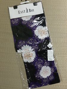 EAST BOY 新品 パープル ＆ブラック ブランド 浴衣 ナデシコ