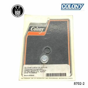 オイルポンプ チェックバルブ プラグ ハーレーダビッドソン 8702-2 colony コロニー