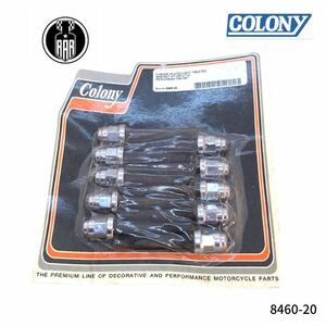 クロームメッキ 熱処理 ヘッドボルト キット キャップスタイル ハーレーダビッドソン 8460-20 colony コロニー