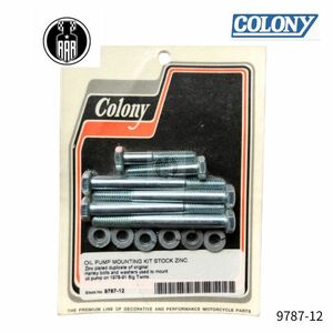 オイルポンプ マウント キット 亜鉛 ハーレーダビッドソン 9787-12 colony コロニー