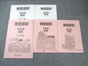 WP03-057 浜学園 小6 春期講習 国語/算数/理科 2023 計3冊 29S2C