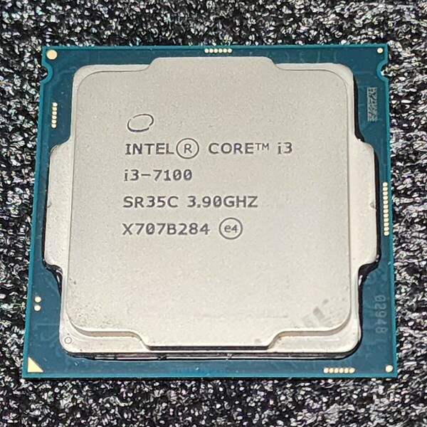 CPU Intel Core i3 7100 3.9GHz 2コア4スレッド KabyLake PCパーツ インテル 動作確認済み