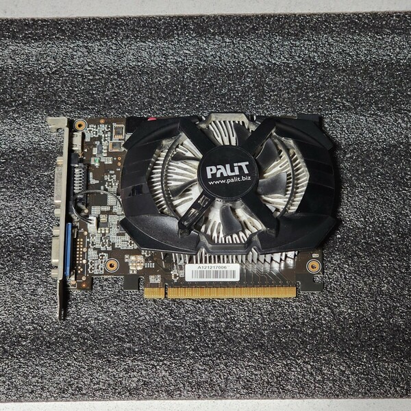 PALIT GEFORCE GTX650 1GB GDDR5 動作確認済み PCパーツ グラフィックカード PCIExpress