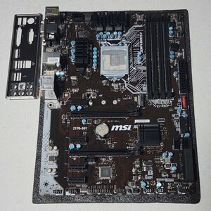 MSI Z170-S01 IOパネル付属 LGA1151 ATXマザーボード 第6世代CPU対応 Bios 動作確認済 PCパーツ