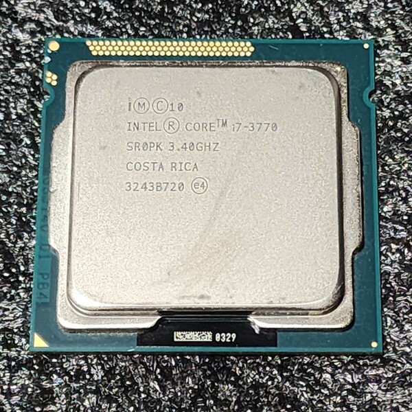 CPU Intel Core i7 3770 3.4GHz 4コア8スレッド IvyBridge PCパーツ インテル 動作確認済み