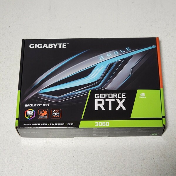 GIGABYTE GEFORCE RTX3060 12GB GDDR6/GV-N3060EAGLE OC-12GD 動作確認済み PCパーツ グラフィックカード PCIExpress