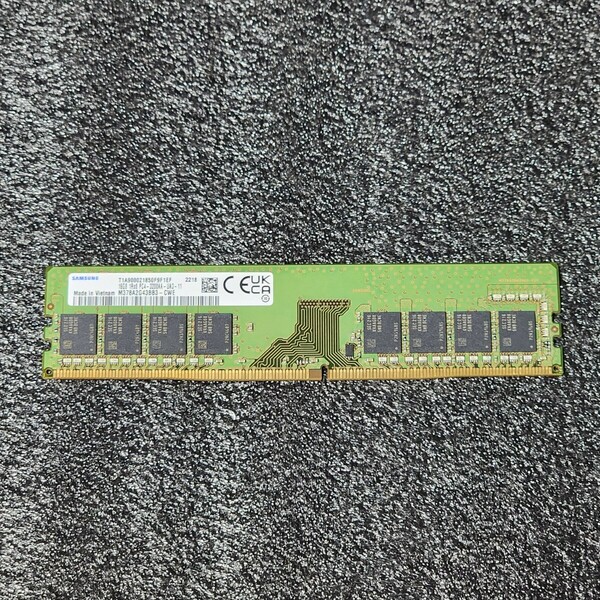 SAMSUNG DDR4-3200MHz 16GB (16GB×1枚キット) M378A2G43BB3-CWE 動作確認済み デスクトップ用 PCメモリ 