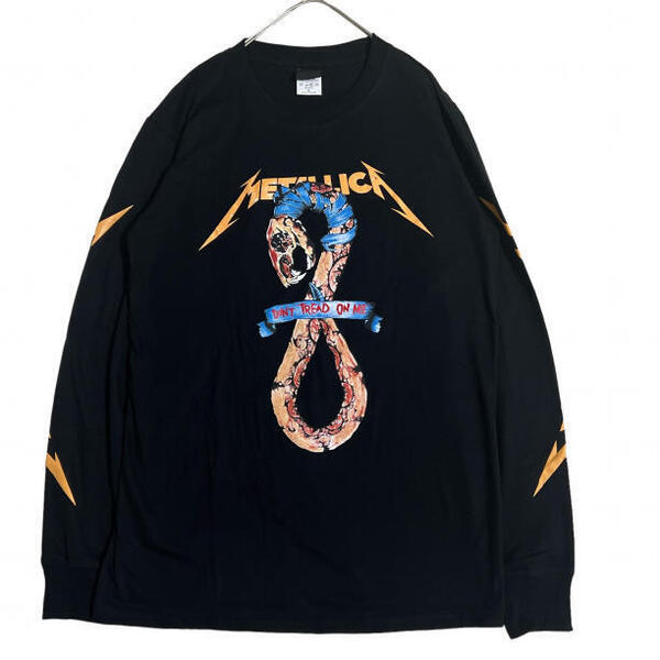 新品 メタリカ DON'T TREAD ON ME ロングTシャツ 長袖 XL メンズ レディース