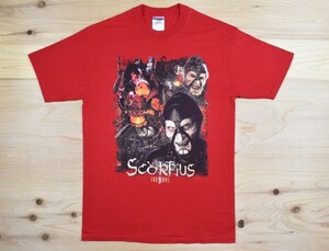 レア00'sUSA古着 海外ドラマ「FARSCAPE」 SCORPIUS Tシャツ sizeM 赤 ファースケープ スコーピウス 宇宙 映画 SF アメリカ アメカジ