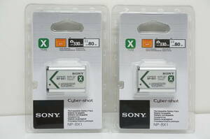 SONY ソニー　NP-BX1 海外パッケージ版　新品未開封品 ２個セット　ゆうパケットポスト