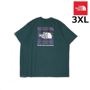 売切り【正規新品】THE NORTH FACE◆S/S PRINT BOX NSE TEE 半袖 Tシャツ US限定 グラフィック アウトドア (3XL)緑 180902-MP3-15