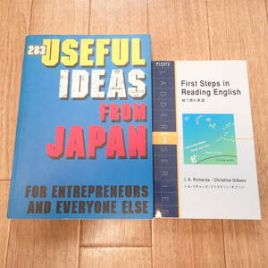 @@2冊セット First Steps in Reading English 絵で読む英語 + 283 USEFUL IDEAS FROM JAPAN 