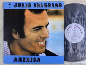 フリオ・イグレシアス JULIO IGLESIAS / AMERICA スペイン・ポピュラー・ヴァーカル 輸入盤 CBS DIL-50305