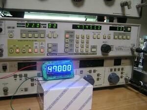 ラジオ用周波数カウンター M54821P　基板。自作上級向。RK-21。