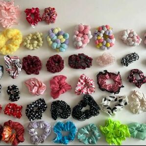 シュシュ ヘアゴム アクセサリー まとめ売り