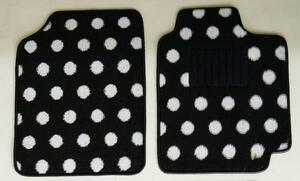  free shipping normal * light combined use all-purpose floor mat polka dot * black front 