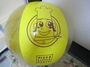 [PIZZA LITTLE PARTY] huge . beach ball 55Cm