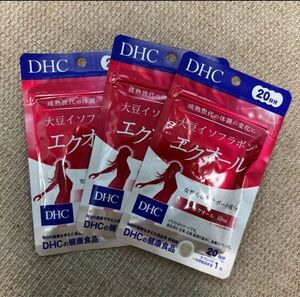 DHC エクオール 大豆イソフラボン　20日　3袋