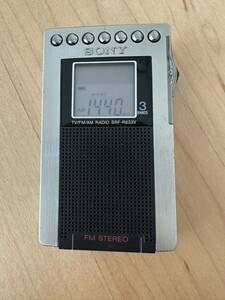 送料無料　ソニー SONY FM AMポケットラジオ SRF-R633V 