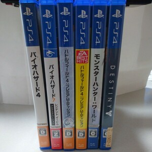 PS4ソフト 6本セット 中古 ゲームソフト 1円スタート
