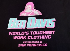 BEN DAVIS 　ベンデイビス　半袖Tシャツ　XL　黒