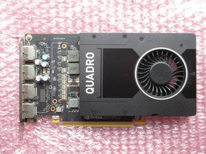 nVIDIA / Quadro P2000 / GDDR5 5GB / DisplayPort 1.4対応コネクタ ×4系統出力 / 動作確認済み / No.Q744