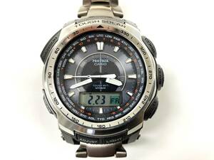 美品 カシオ CASIO プロトレック PRW-5100T-7JF タフソーラー 