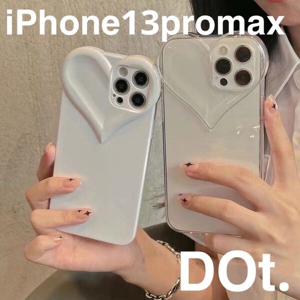 iPhone13promax スマホケース ハート クリア 透明 可愛い 韓国