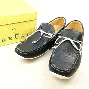 C #[ commodity rank :B] Reagal REGAL leather Logo metal slip-on shoes driving shoes size25 1/2 men's gentleman shoes 