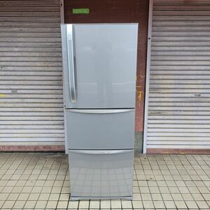 TOSHIBA　ノンフロン冷凍冷蔵庫　東芝3ドア　　　　 339L自動製氷付き　　
