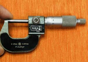  Old Vintage mitsutoyo made mitsutoyo count micrometer ( present condition sale goods ) Made in Japan
