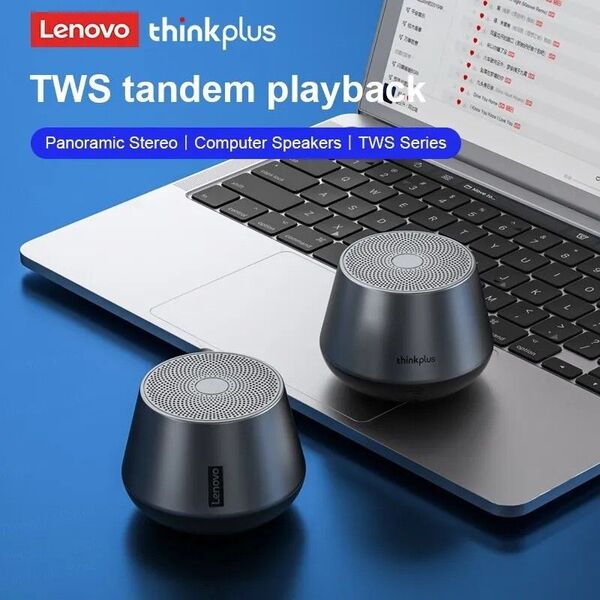 Lenovo Bluetooth スピーカー 2個セット ツインスピーカー ワイヤレス ブルートゥース ステレオ