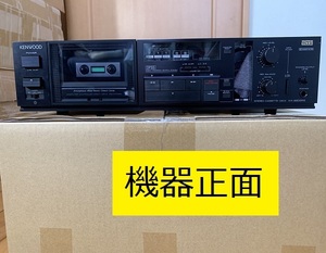 ** KENWOOD кассетная дека ** {KX-880SRⅡ} * запись * воспроизведение проверка settled // электролиз конденсатор все замена другой полное обслуживание [ рабочий товар ] *