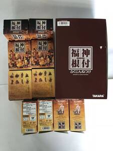 福神根付 タカラ 海洋堂 2003年発売 おみくじ入り 全16種(彩色版8種・えんじ単色版8種)+シークレット1種 箱10個 ショップ購入分