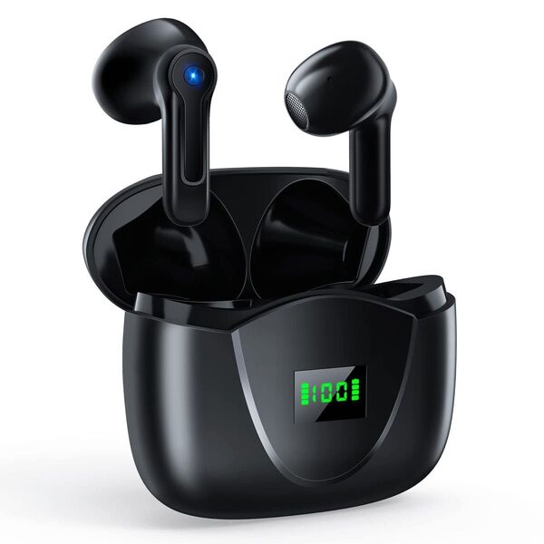 bluetooth ワイヤレスイヤホン マイク付き 電量表示 36時間連続再生