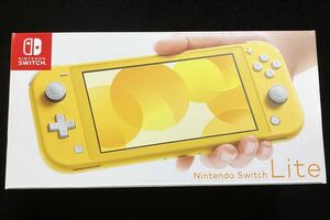  new goods unopened goods // nintendo Nintendo Switch Lite Nintendo switch light yellow body * including carriage 