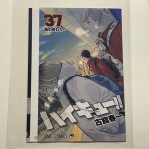 ハイキュー 映画 特典 37巻 ブックカバー ゴミ捨て場の決戦